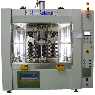 kopen 220V pneumatische het Lassenmachine van Pvc van Multi Head 4T van de Vleklasser Ultrasone online manufacture