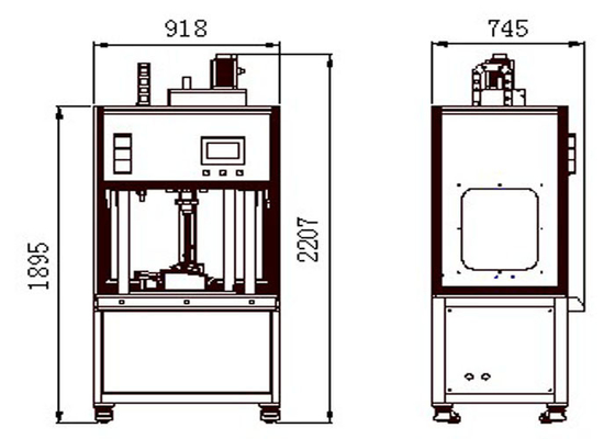 PLC van de het Lassenmachine van de filterkern het Servo Spiraalvormige Plastic Buis Maken