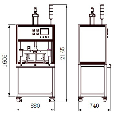 Middelgrote 300mm Roterende de Machine380v Pneumatische Vlek van het Wrijvinglassen