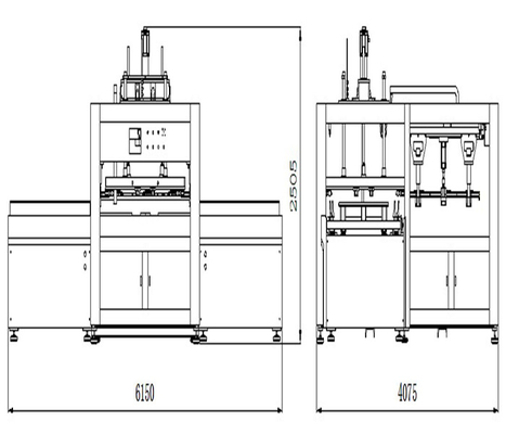 380V de plastic Pallet die van de het Lassenmachine 0.6MPa van de Palletwarmhoudplaat Materiaal maken