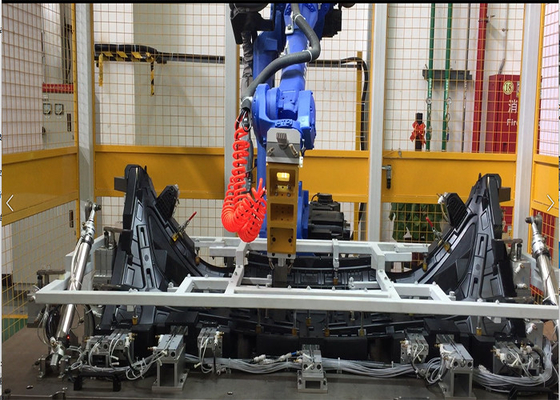 6mm/S robotachtig PLC van Lassensystemen Automatisch Aluminium voor Autotraliewerk