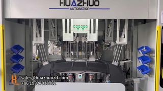 Ultrasone pons- en lasapparatuur met 3 stations voor achterbumpers in auto's